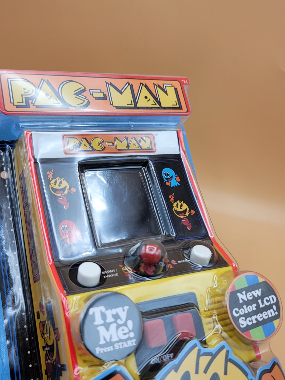 Basic Fun Arcade Classics Pac-Man Color LCD Retro Mini Arcade Game