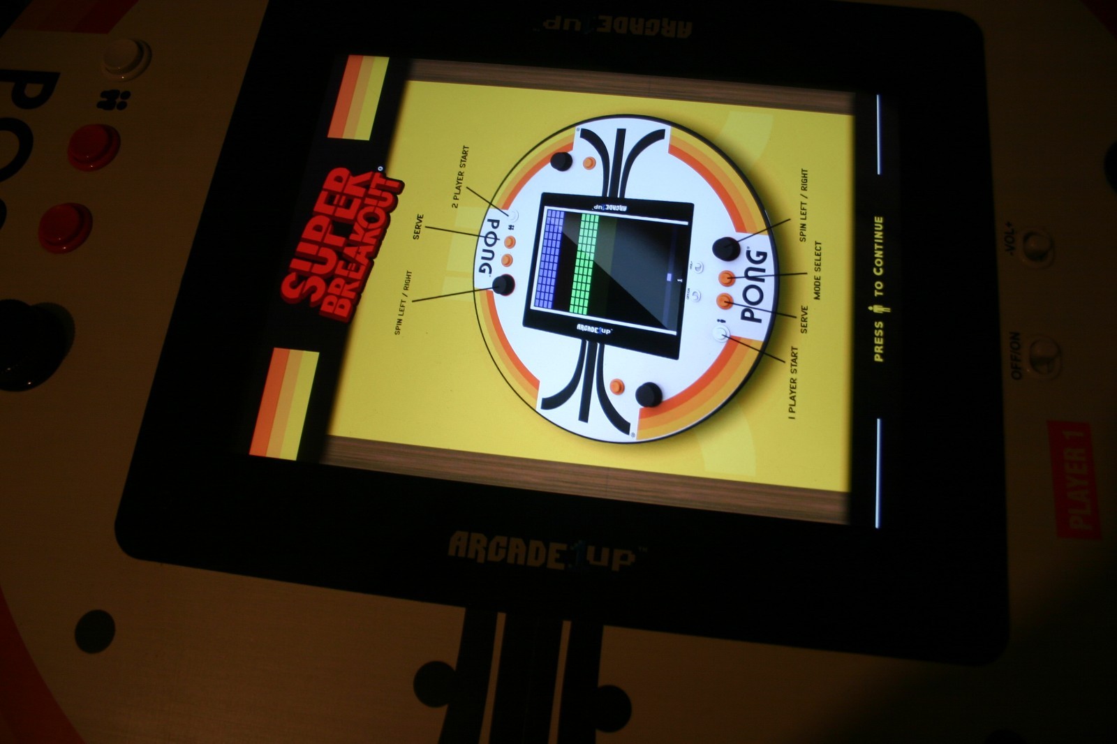Arcade1Up Pong® 4 Player 8in1 Pub Table