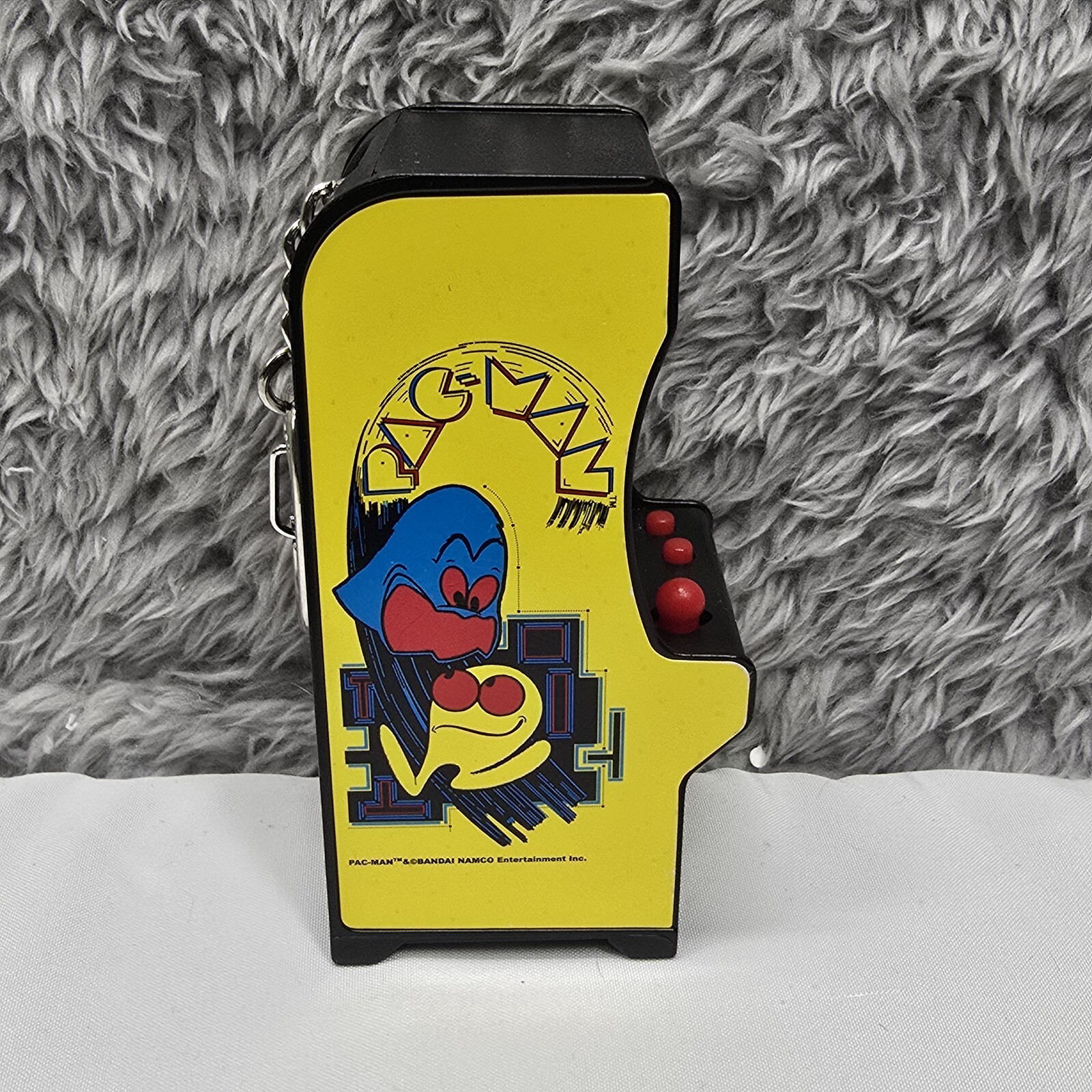 Pac Man Mini Arcade Machine Keychain 2017 Super Impulse Limited Bandai