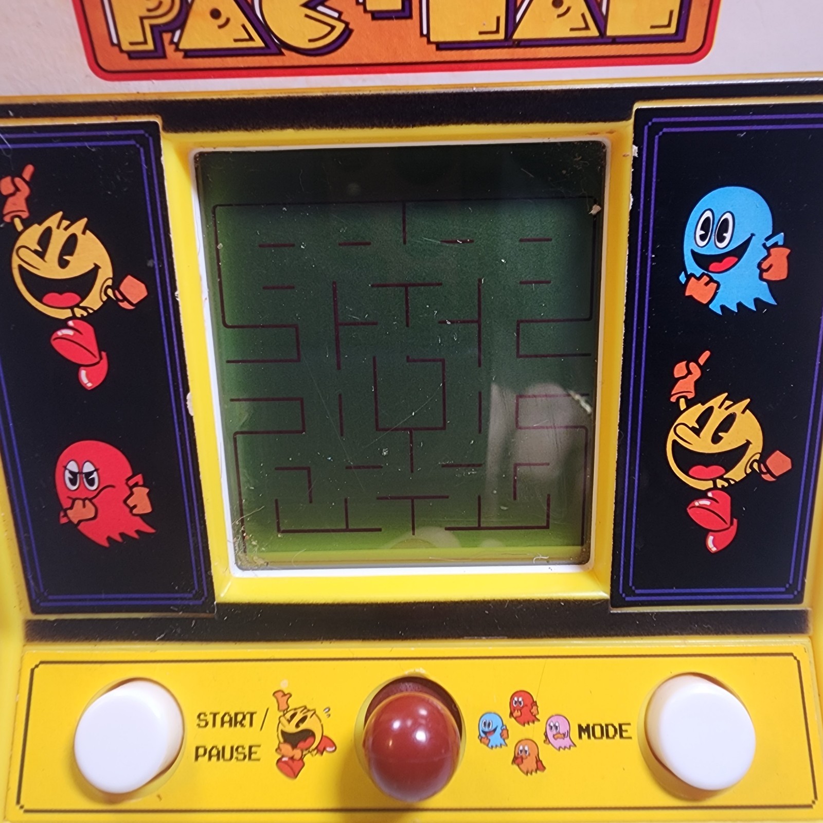 Vintage Bandai Namco Pac-Man Mini Arcade Game; Tested And Working