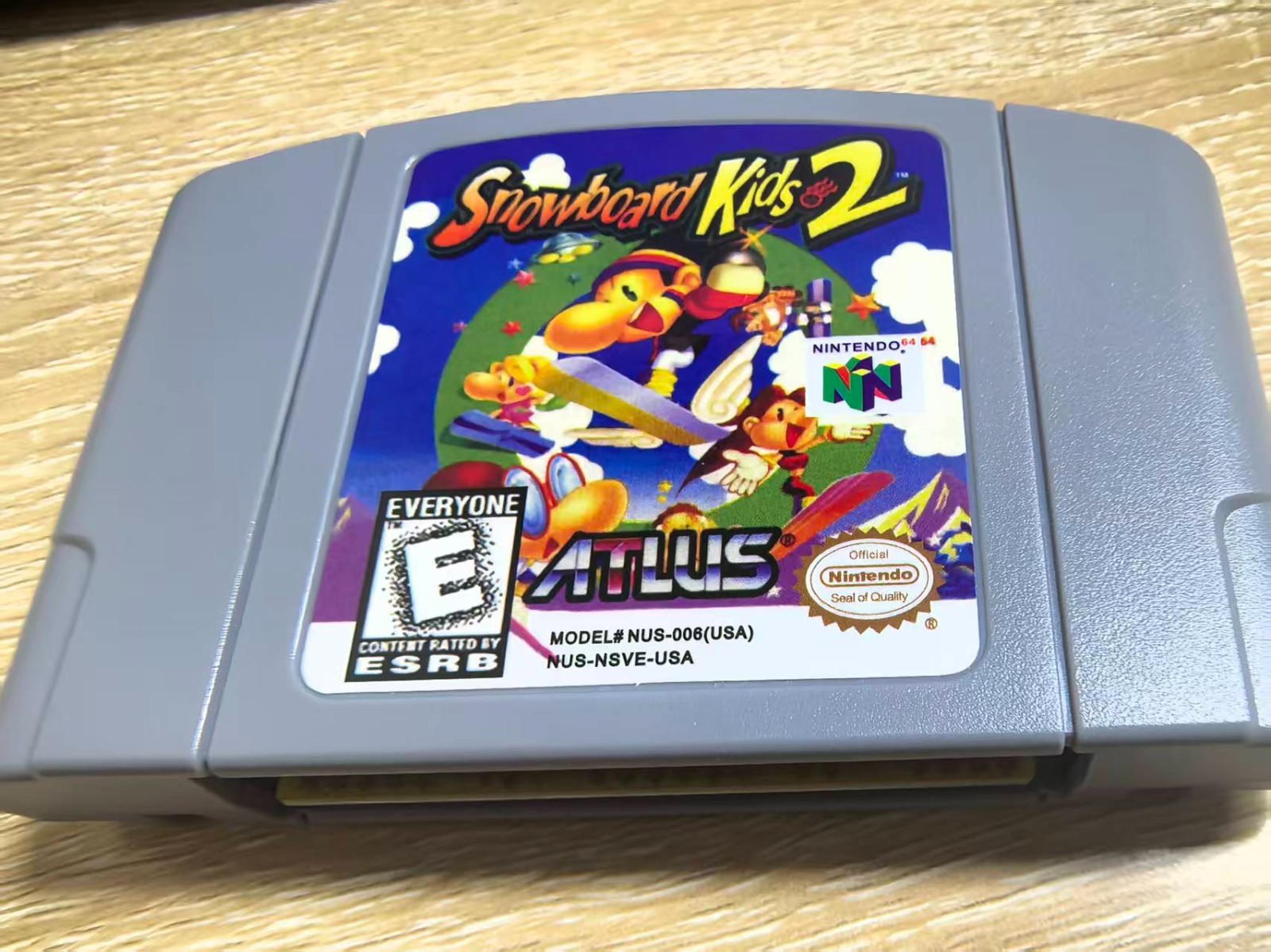 For Nintendo 64 Game Snow board kids 2 US Version