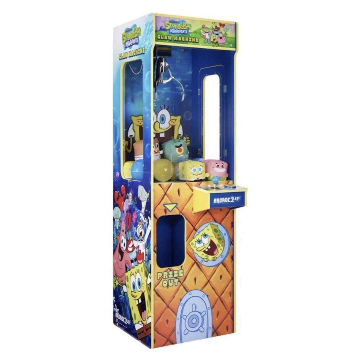 Arcade1Up Full-Size Claw Machine Arcade Spongebob Squarepants New