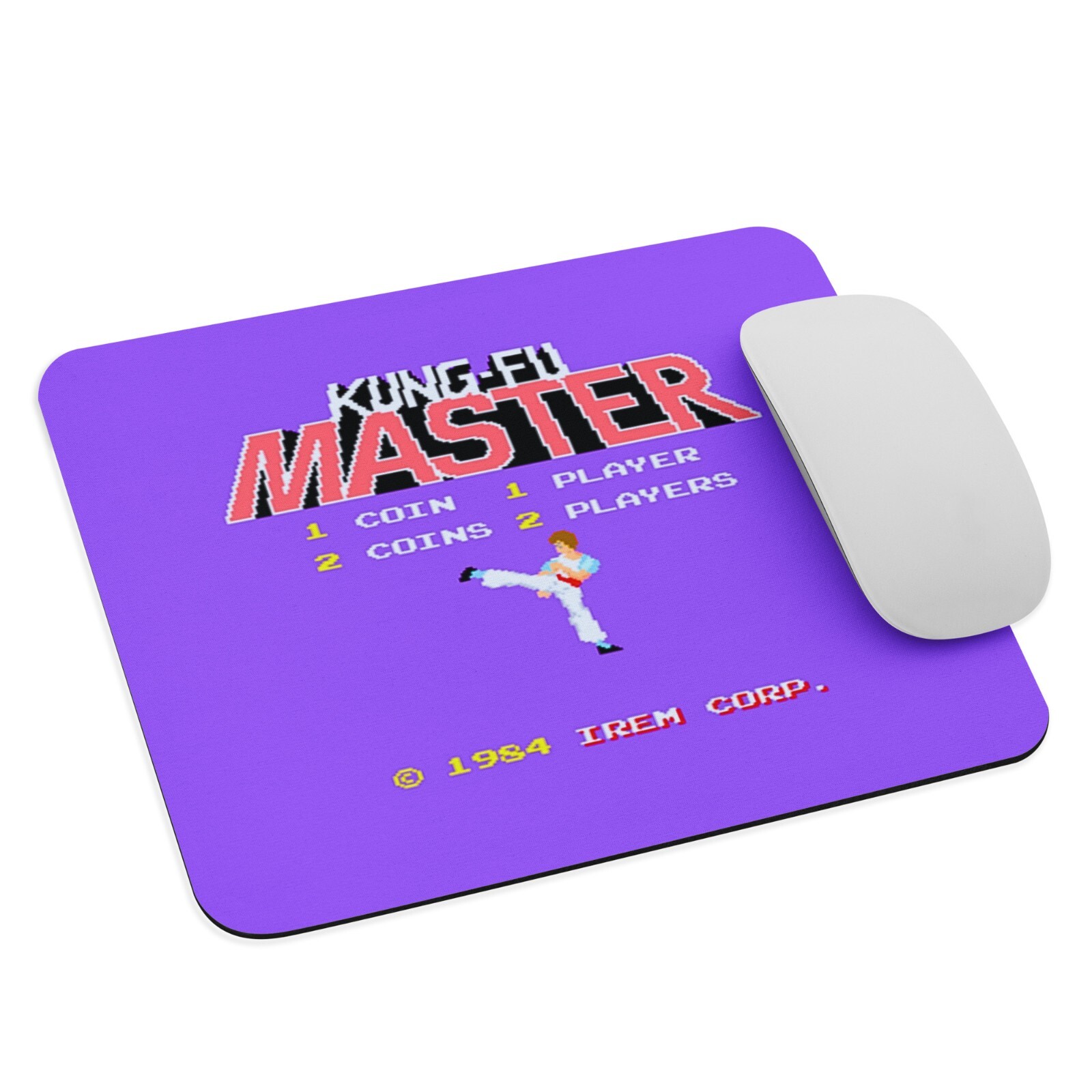Kung-Fu Master Arcade, 1984 Mouse Pad NEW 9.5″ x 7.75″ Non Slip IREM