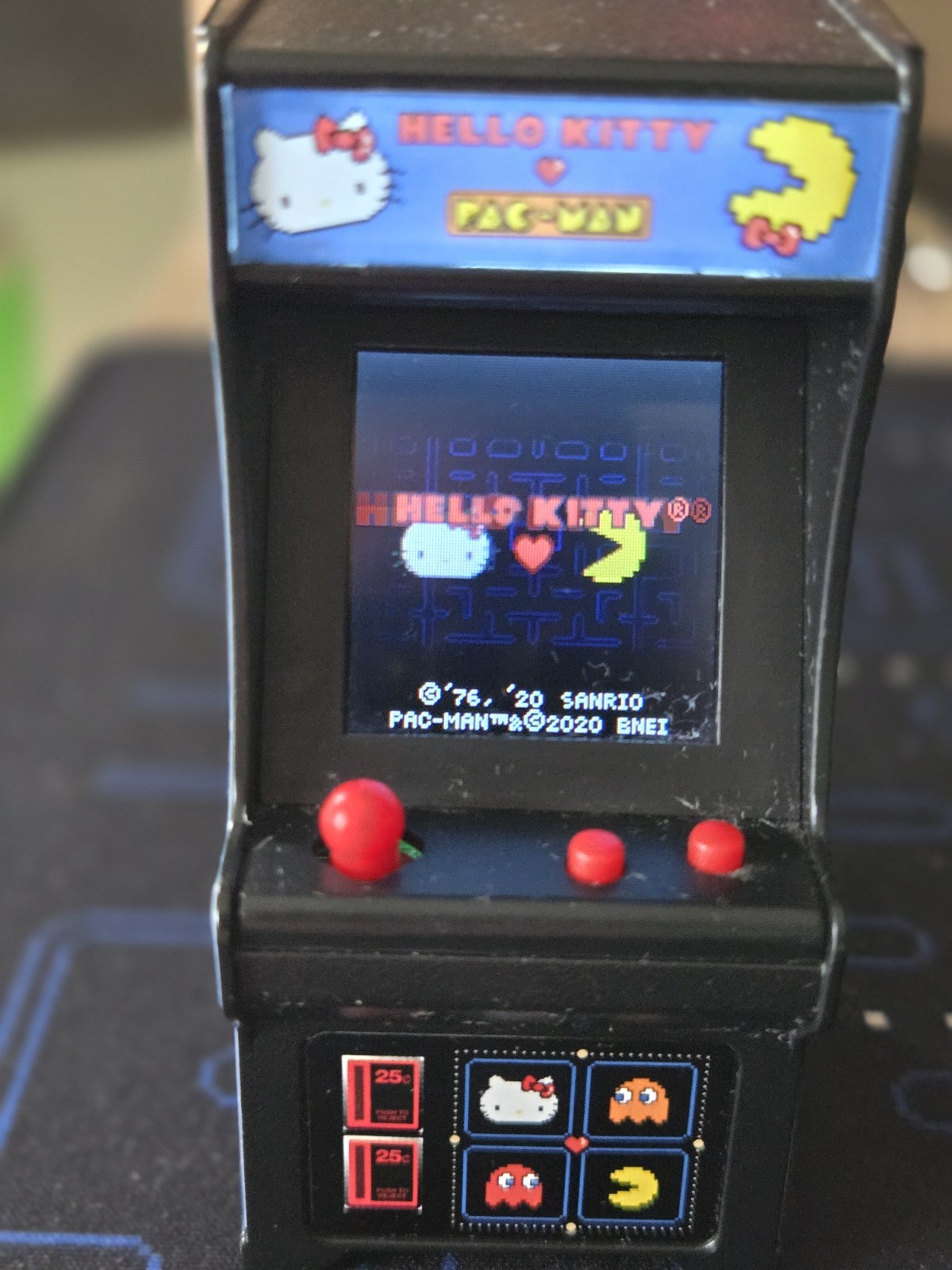 Tiny Arcade Hello Kitty PAC-MAN Worlds Smallest My Arcade RARE HARD TO FIND