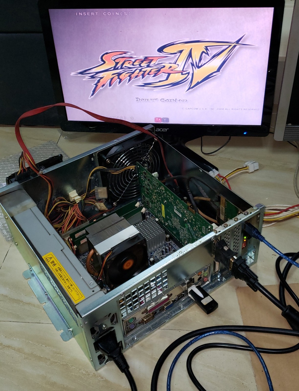 Street Fighter IV HDD Kit With Taito Type X2 Mother Board Arcade Video Game