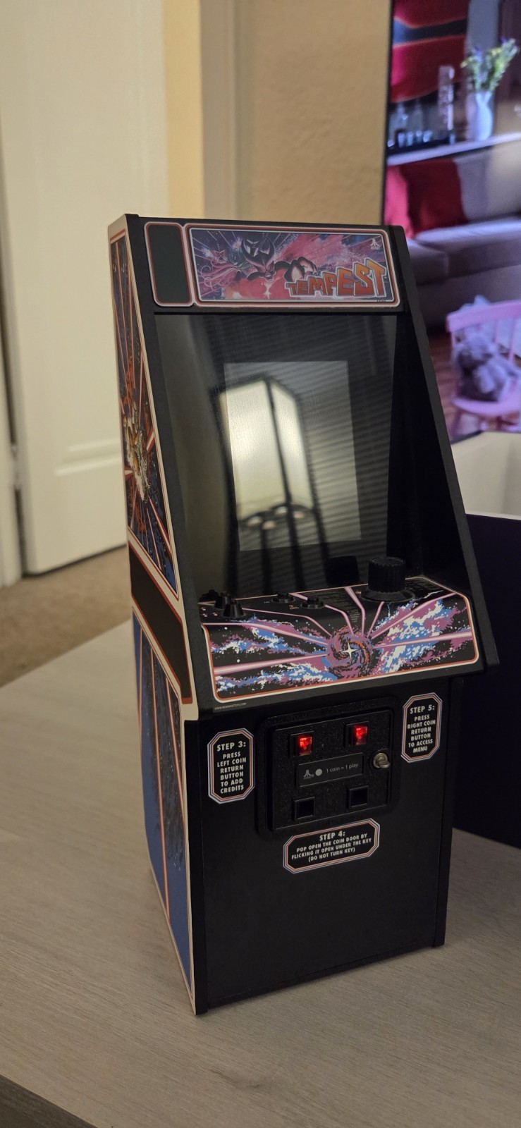 New Wave Toys Replicade Tempest Arcade Machine 1/6 Scale 2019