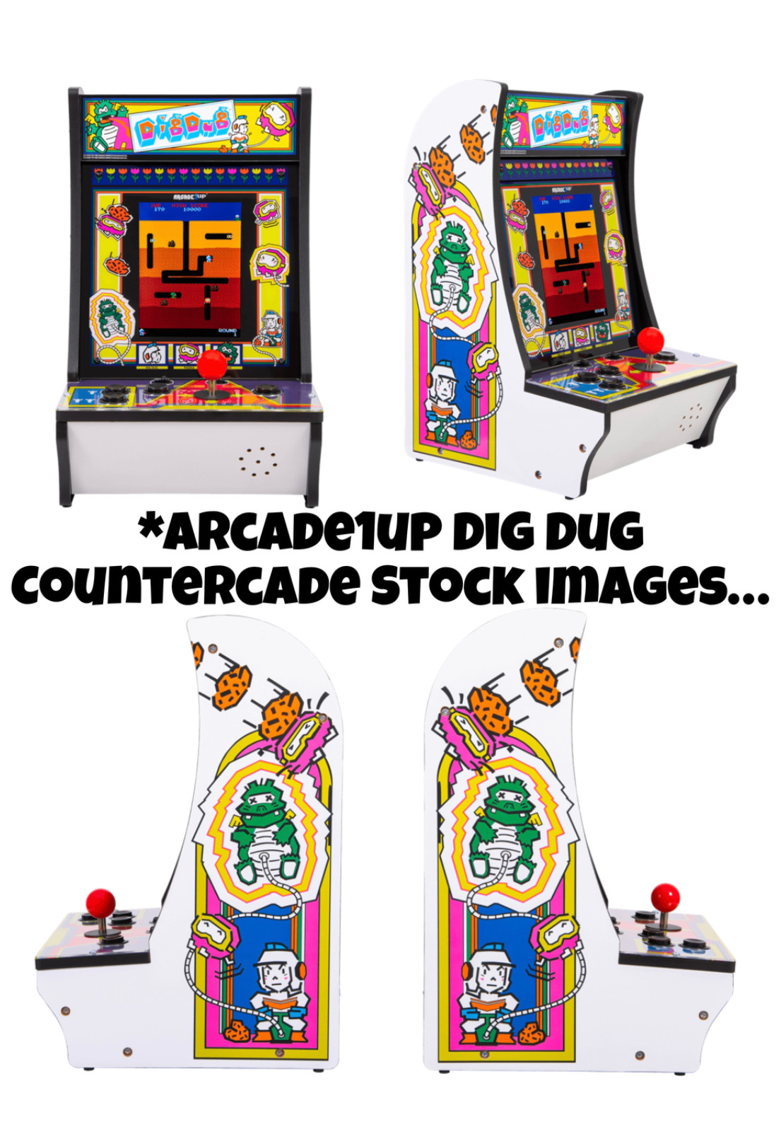 RARE Arcade1UP Dig Dug CounterCade 2019 Gen 1 Sealed in Box Counter Cade Namco