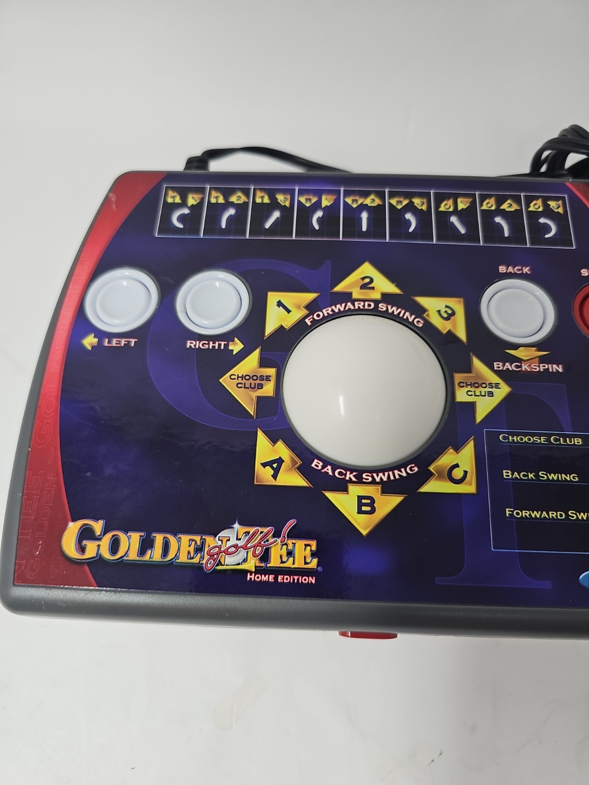 Radica GOLDEN TEE Golf Home Edition Plug and Play TV Video Game 2005 Works