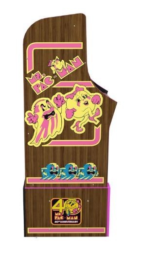 Arcade1up Ms Pac-Man Special 40th Anniversary Edition 10in1 with riser