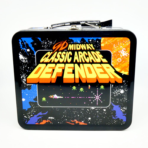 Midway Classic Arcade Tin Lunch Box, Defender NEW