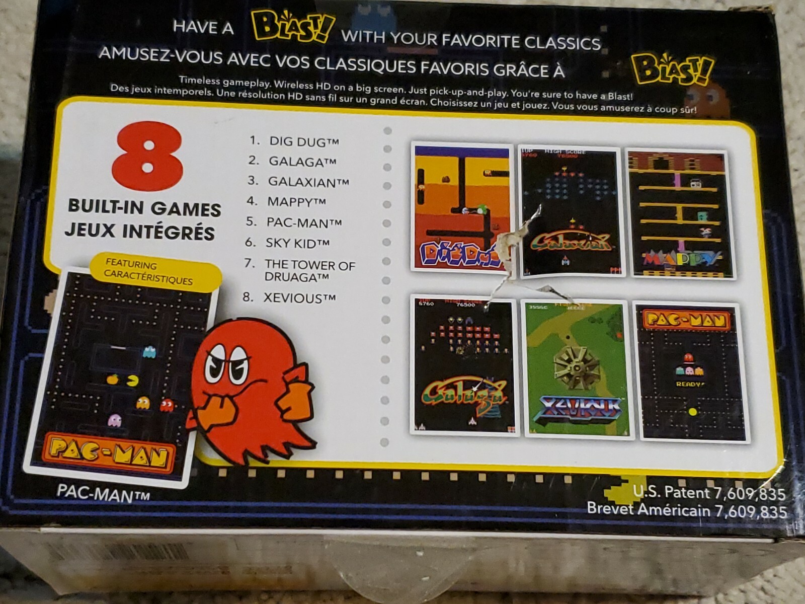 Bandai Namco Flashback Blast Pac-Man Retro Gaming 8 classic games Gamer