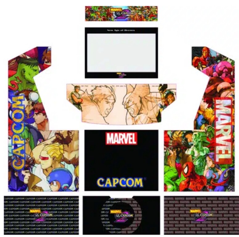 Custom Arcade Game: 500 in 1 | Full Sized 50″ LCD | Suzo Happ Controls | NEW!