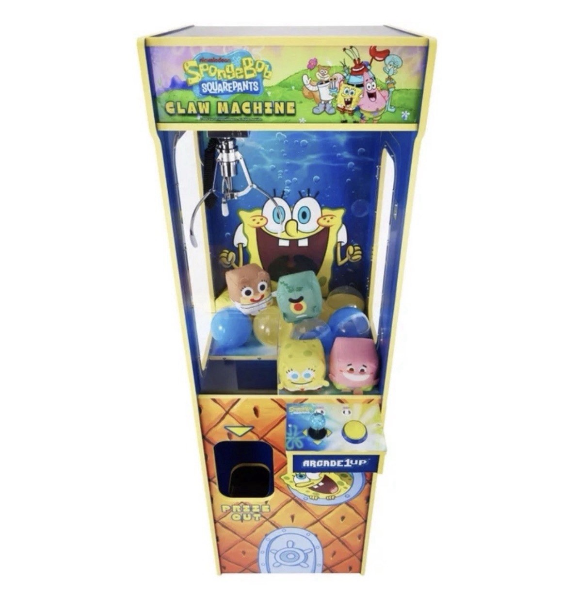 Arcade1Up Full-Size Claw Machine Arcade Spongebob Squarepants New