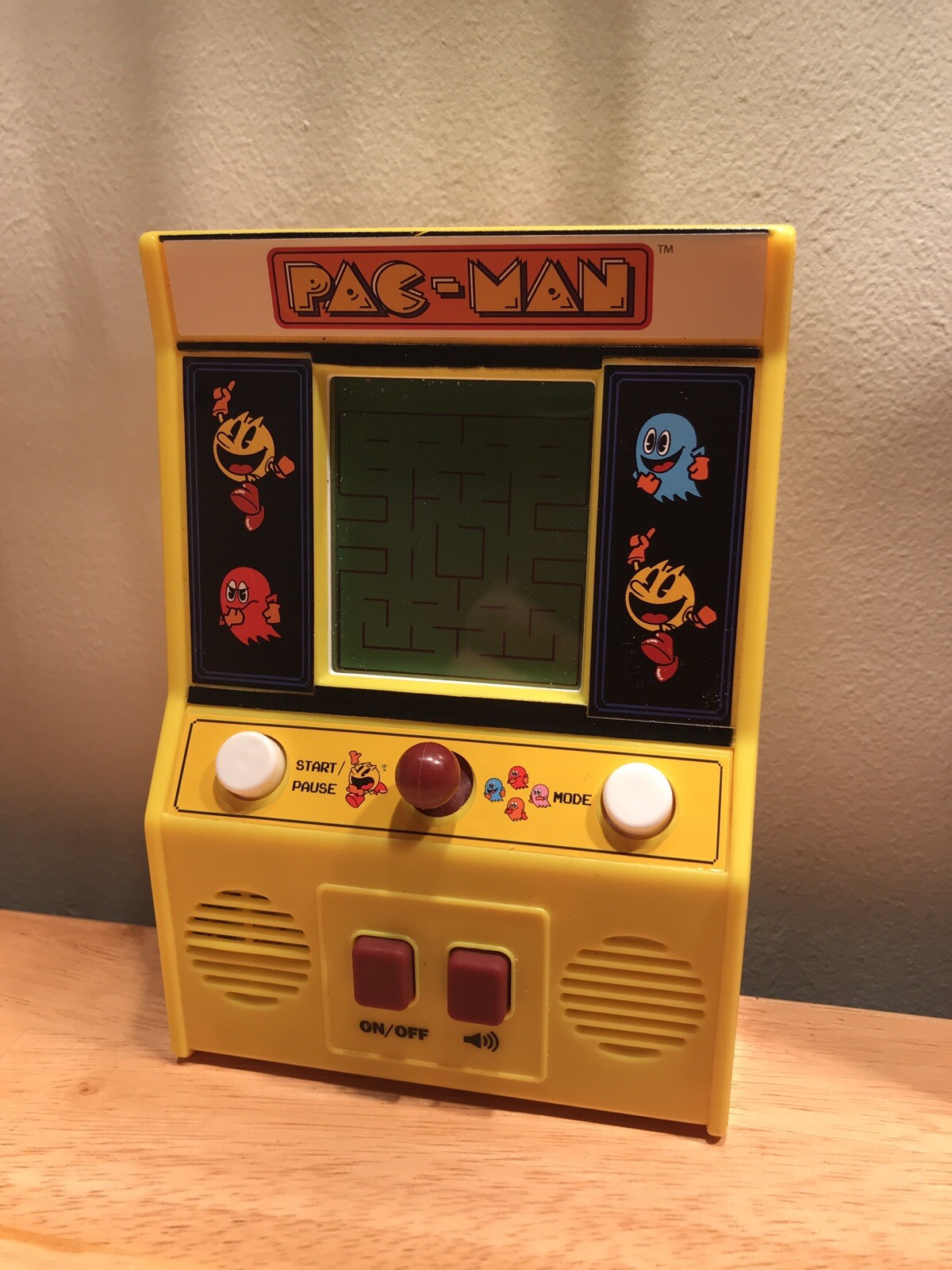 Pac Man Handheld Electronic Mini Arcade Game 09521