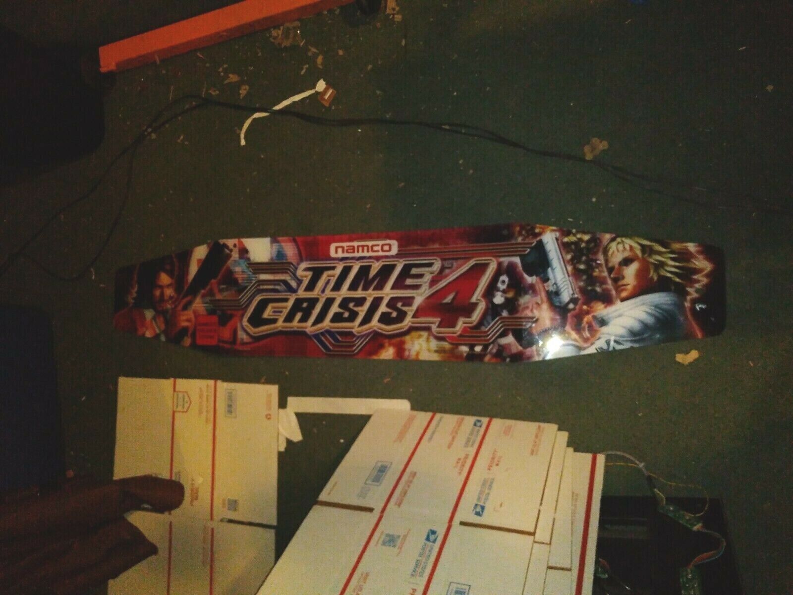time crisis 4 arcade large plexi marquee #2