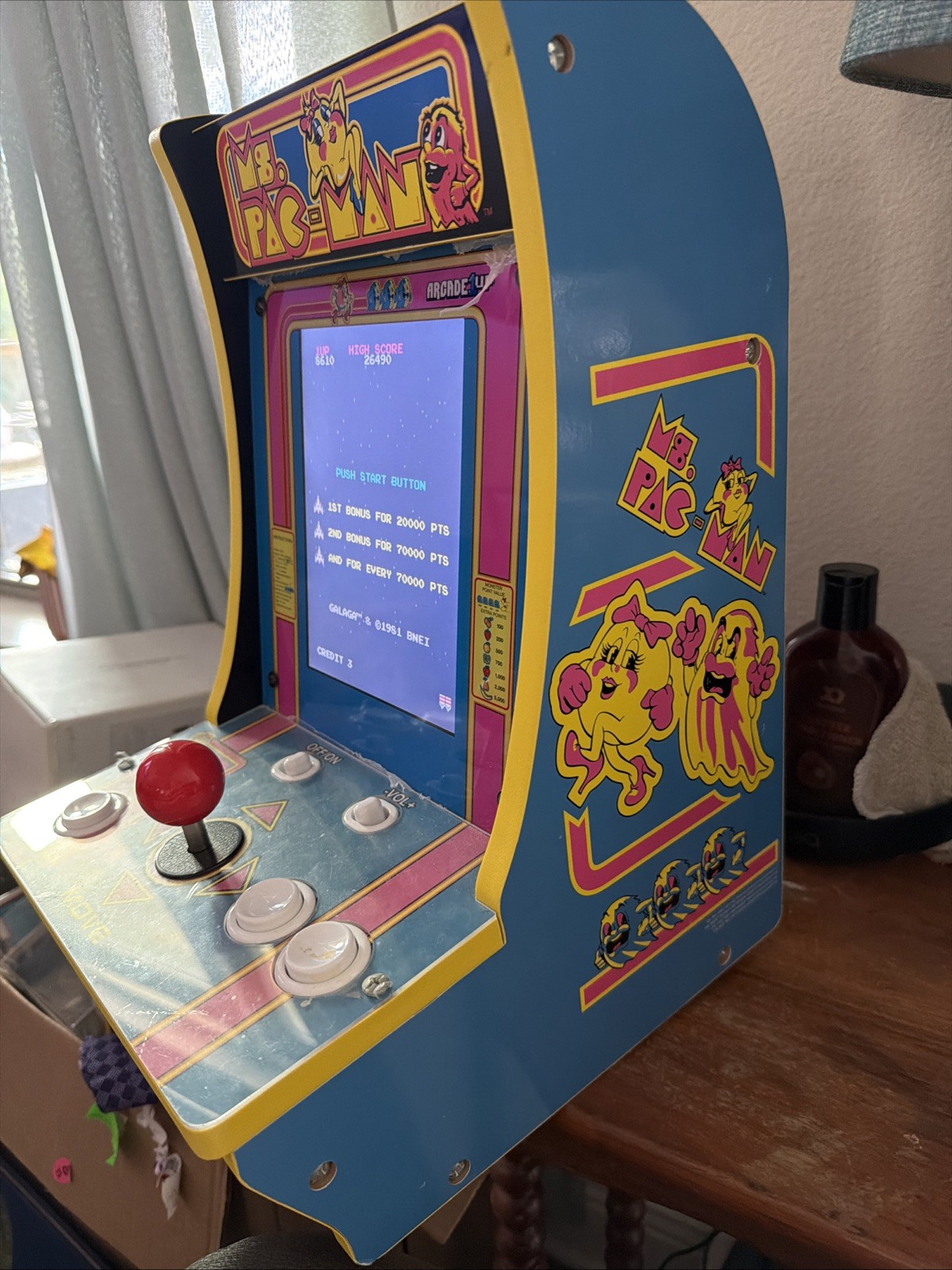 MS. PAC-MAN Arcade 1-UP CounterCade 4 Games In 1