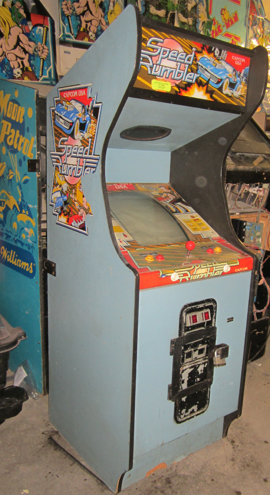 SPEED RUMBLER ARCADE MACHINE by CAPCOM (Excellent Condition) *RARE*