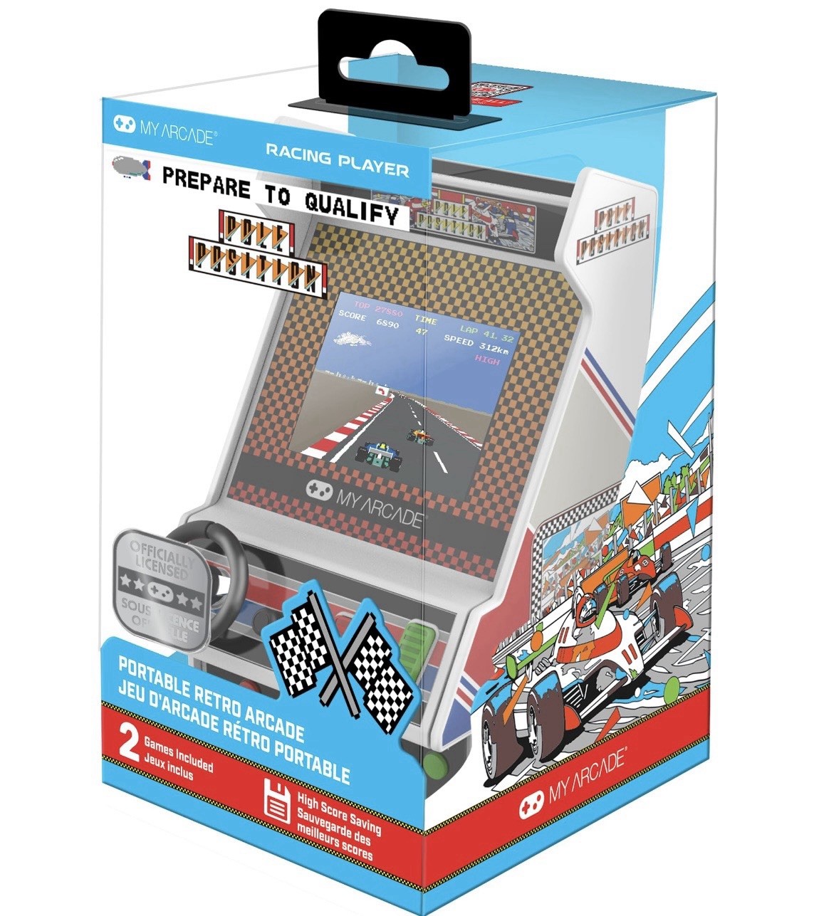 Racing Player Pole Position Portable Retro Arcade Super Fast Free Shipping