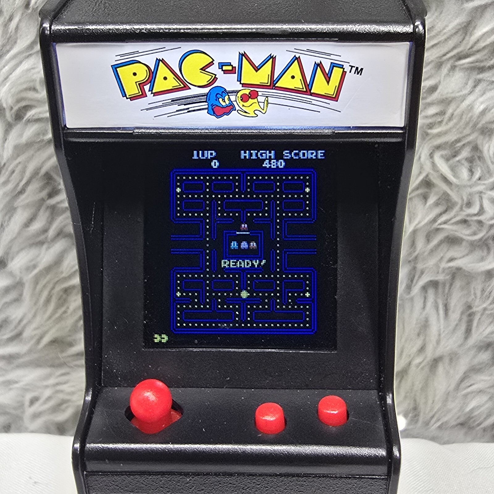 Pac Man Mini Arcade Machine Keychain 2017 Super Impulse Limited Bandai