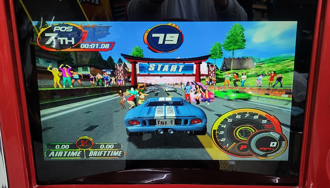 The Fast and Furious DRIFT Sit Down Arcade Driving Video Game Machine 24″ LCD #3
