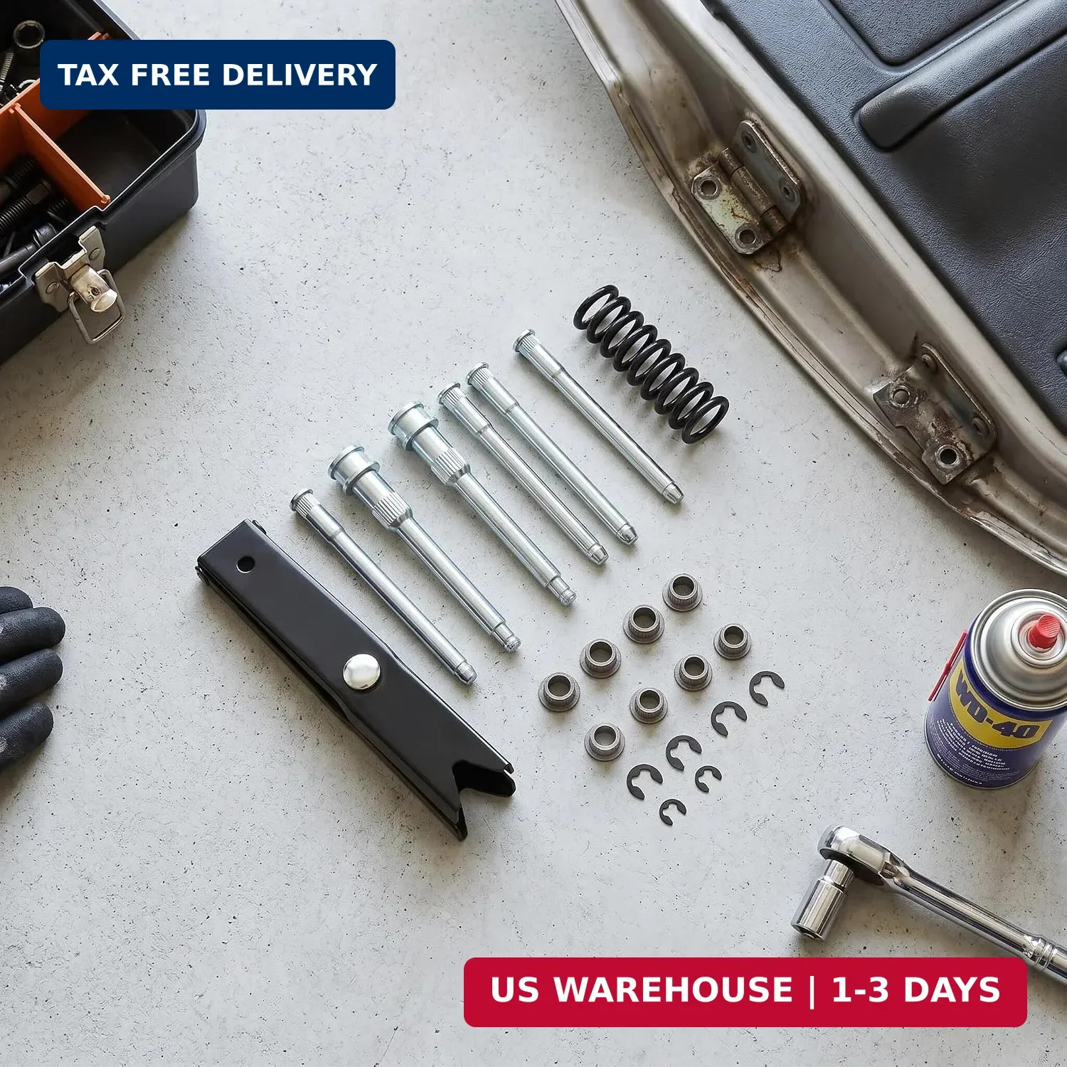 Door Hinge Repair Kit,Truck Door Hinge Pin Remove Tool with Spring Replacement f