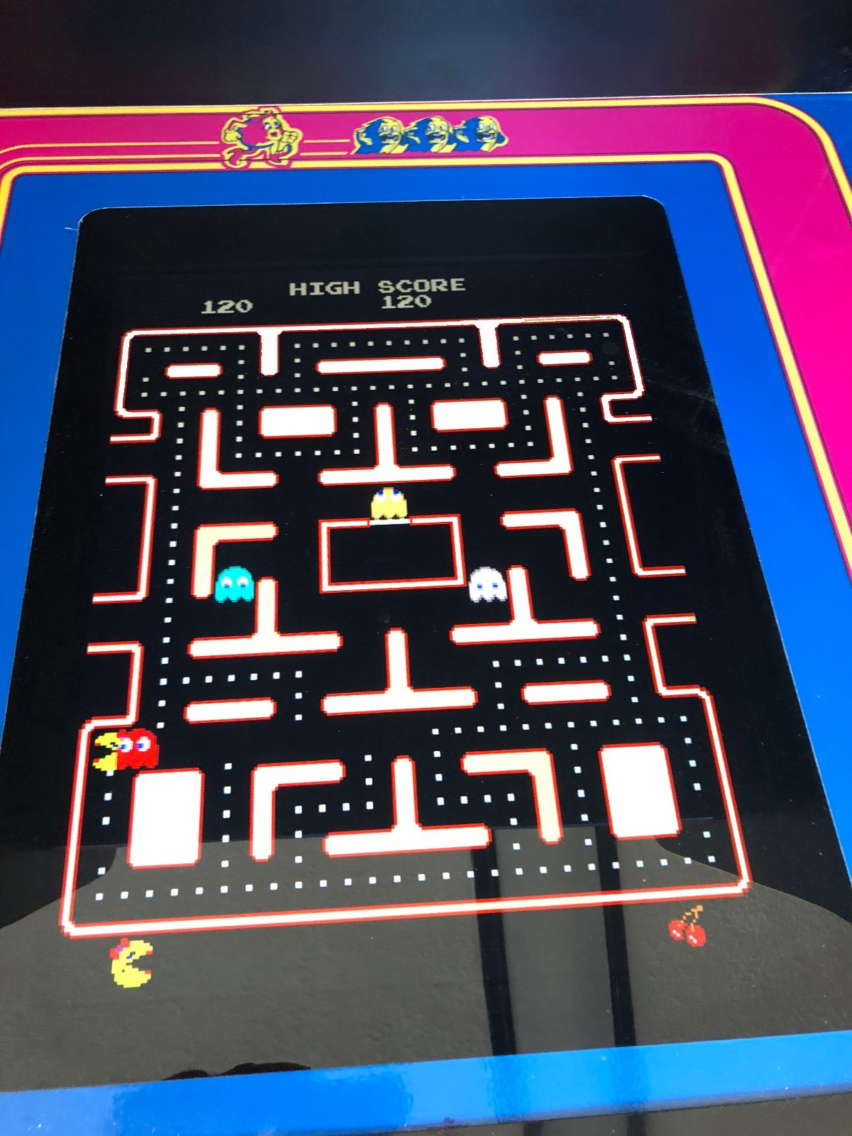 Ms Pacman Arcade Game, Lots Of New Parts,Free shipping