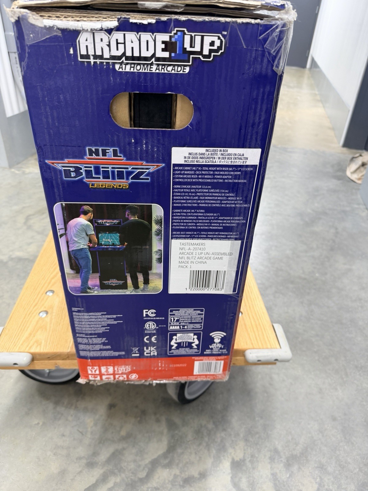 NEW Factory Sealed Arcade1Up NFL Blitz Legends WiFi 4 Player Arcade NFL-A-207410