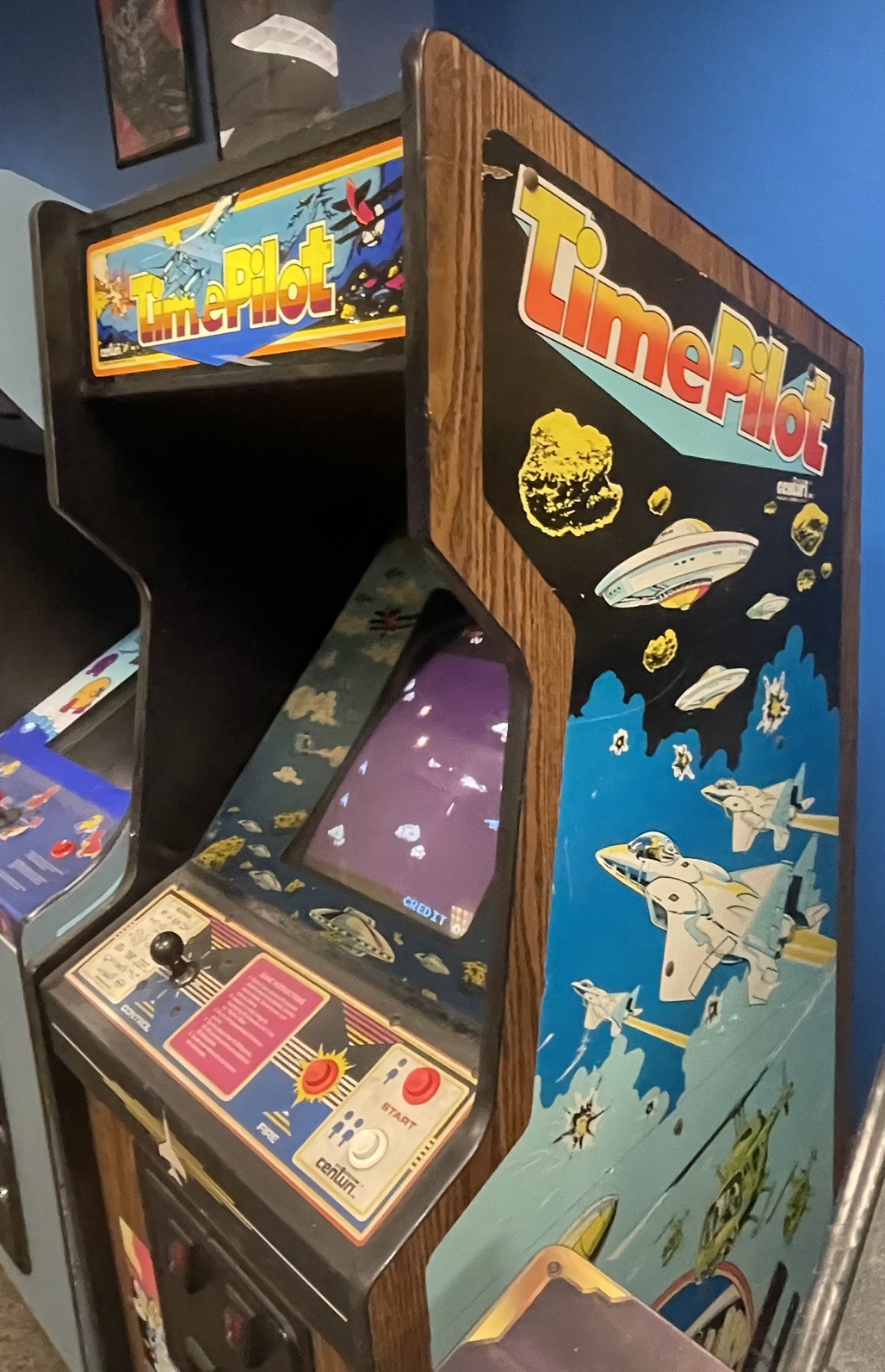Dedicated Centuri Time Pilot Arcade Video Game VTG 1982 Coin Operated
