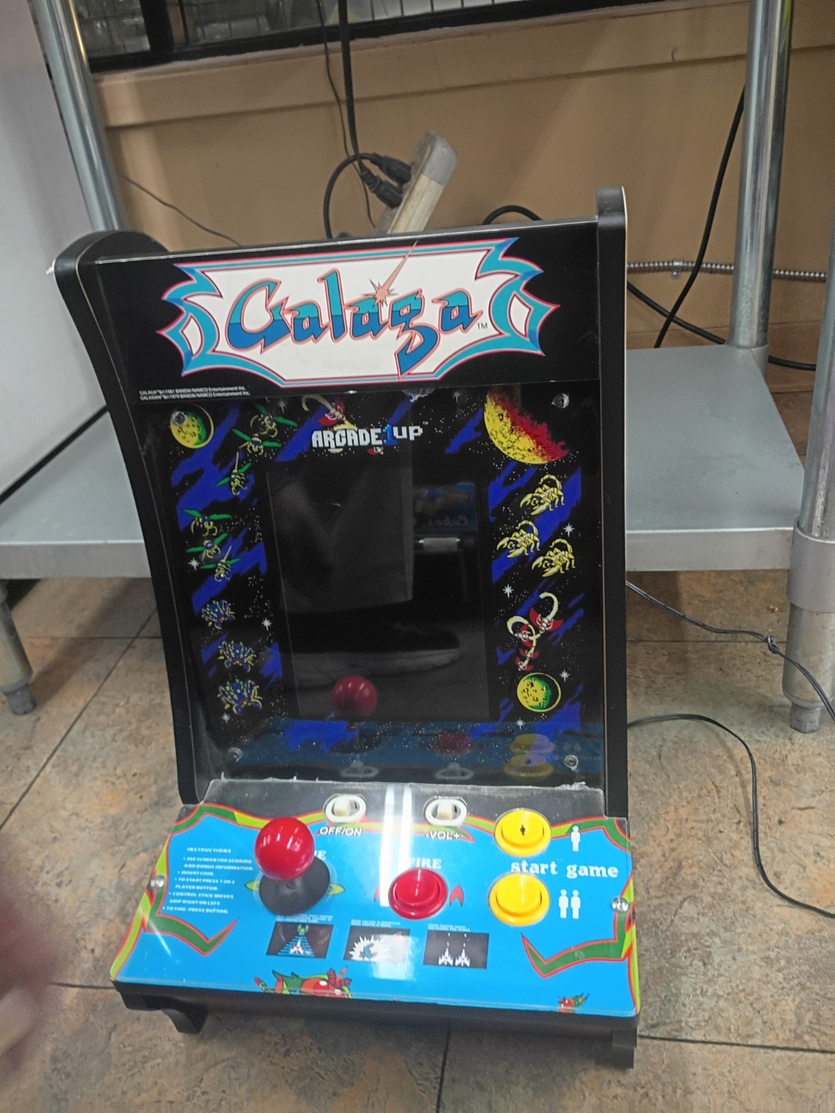 Arcade1Up Galaga 88 Countercade Arcade Machine GAL-C-10177