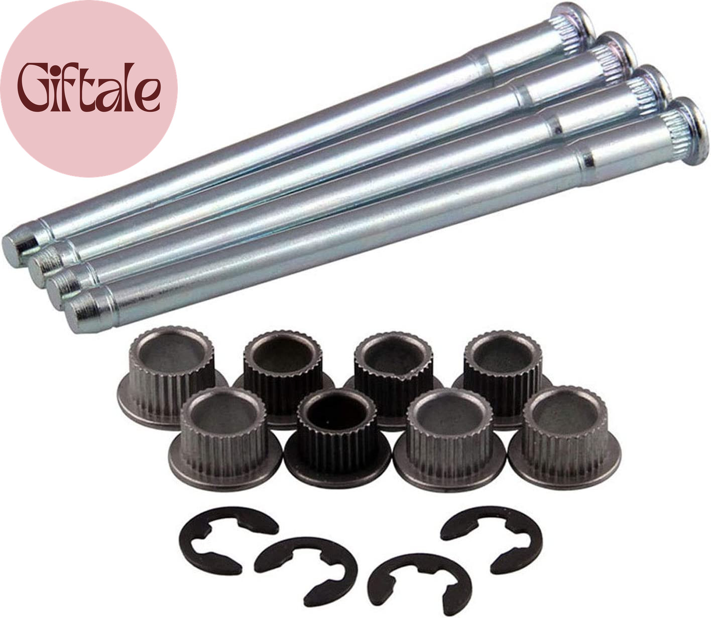 Compatible with Door Hinge Pin and Bushing Repair Kits (4 Pins 2 Door) Replacem