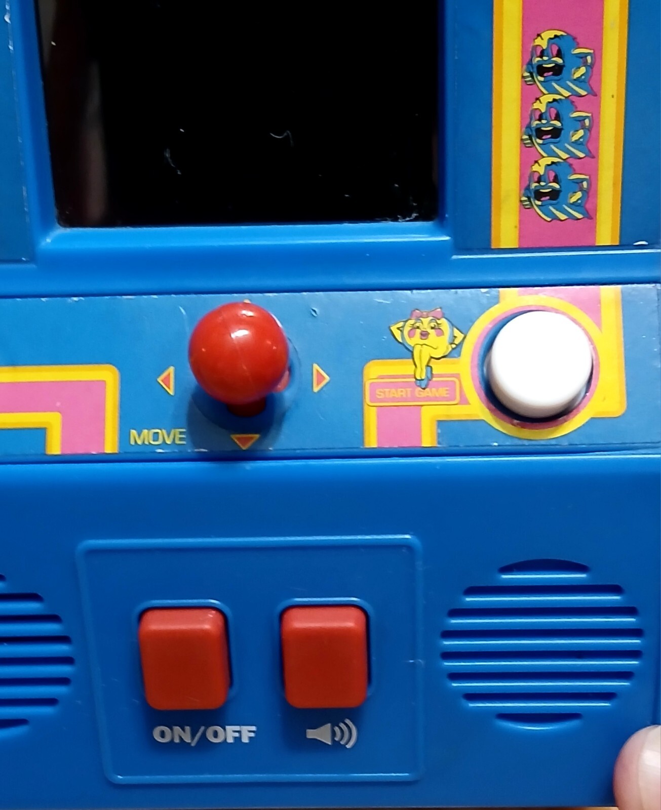 Ms. Pac-Man Hand Held Mini Arcade Video Game 2018 Pacman Pac Man Used Works!!