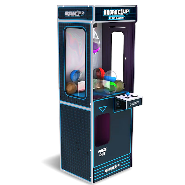 Arcade1Up Claw Machine 3 Levels of Difficulty Lights and Adjustable Sound Volume