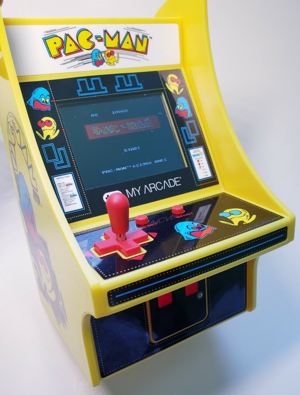1980 Mini Pac-Man Arcade Bandai Namco Gently Used – My Arcade – WORKS
