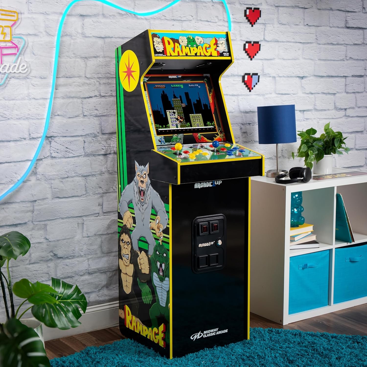 ARCADE1UP Rampage/Joust Deluxe Arcade Machine