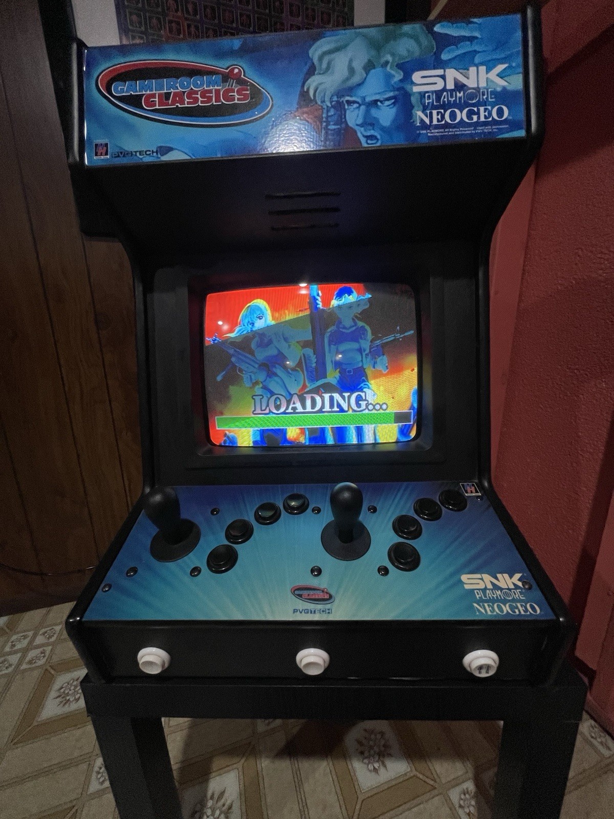 SNK Game Room Classics Neo Geo Arcade Machine AES MVS