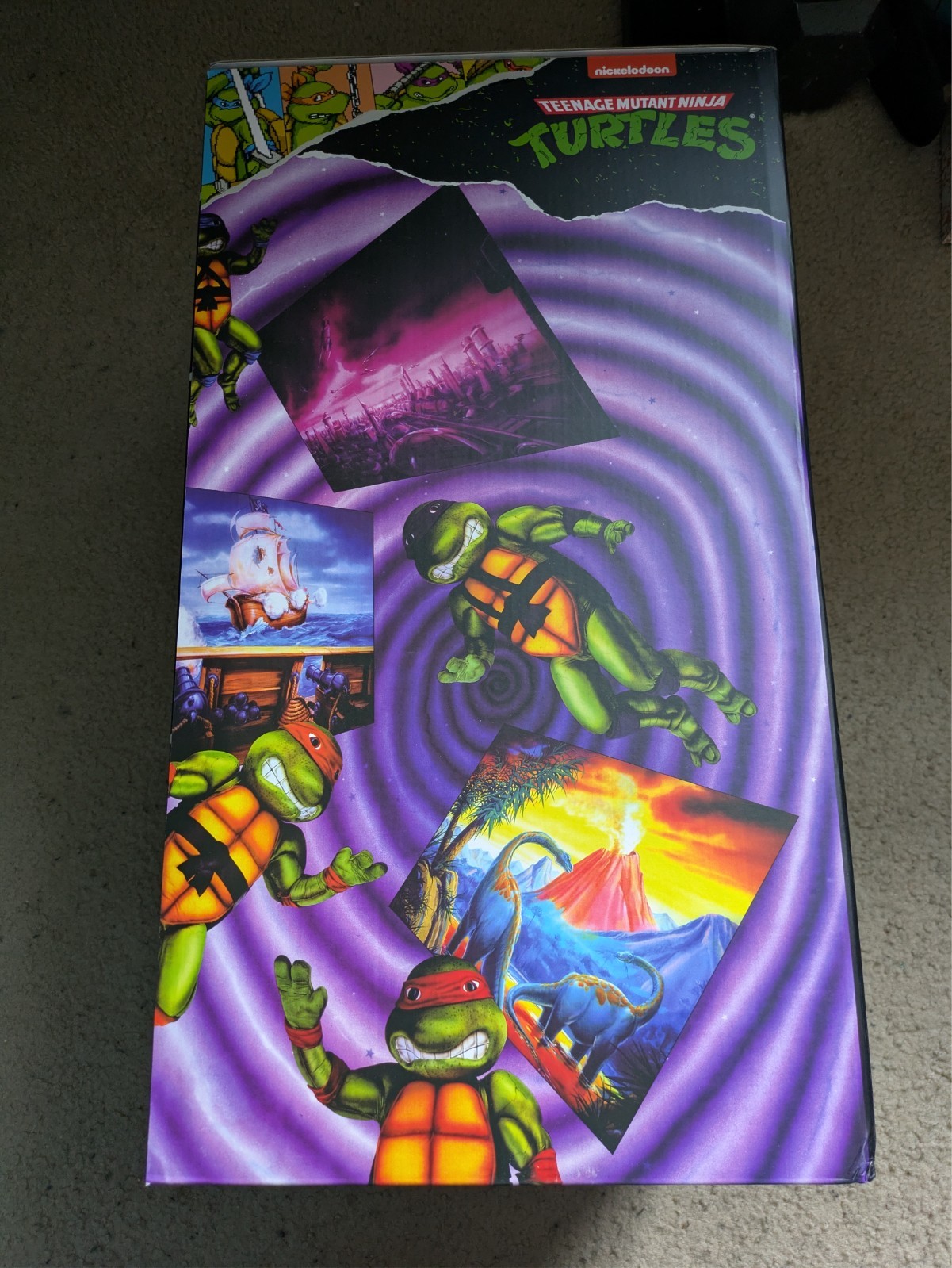 Box ONLY for Quarter Arcades Teenage Mutant Ninja Turtles in Time Arcade Game