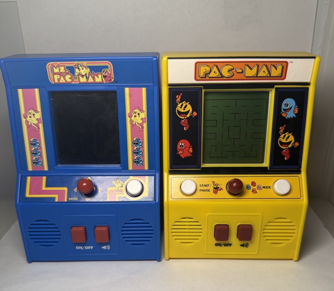 Ms. Pac-Man & Pac-Man Mini Hand-Held Arcade Machines