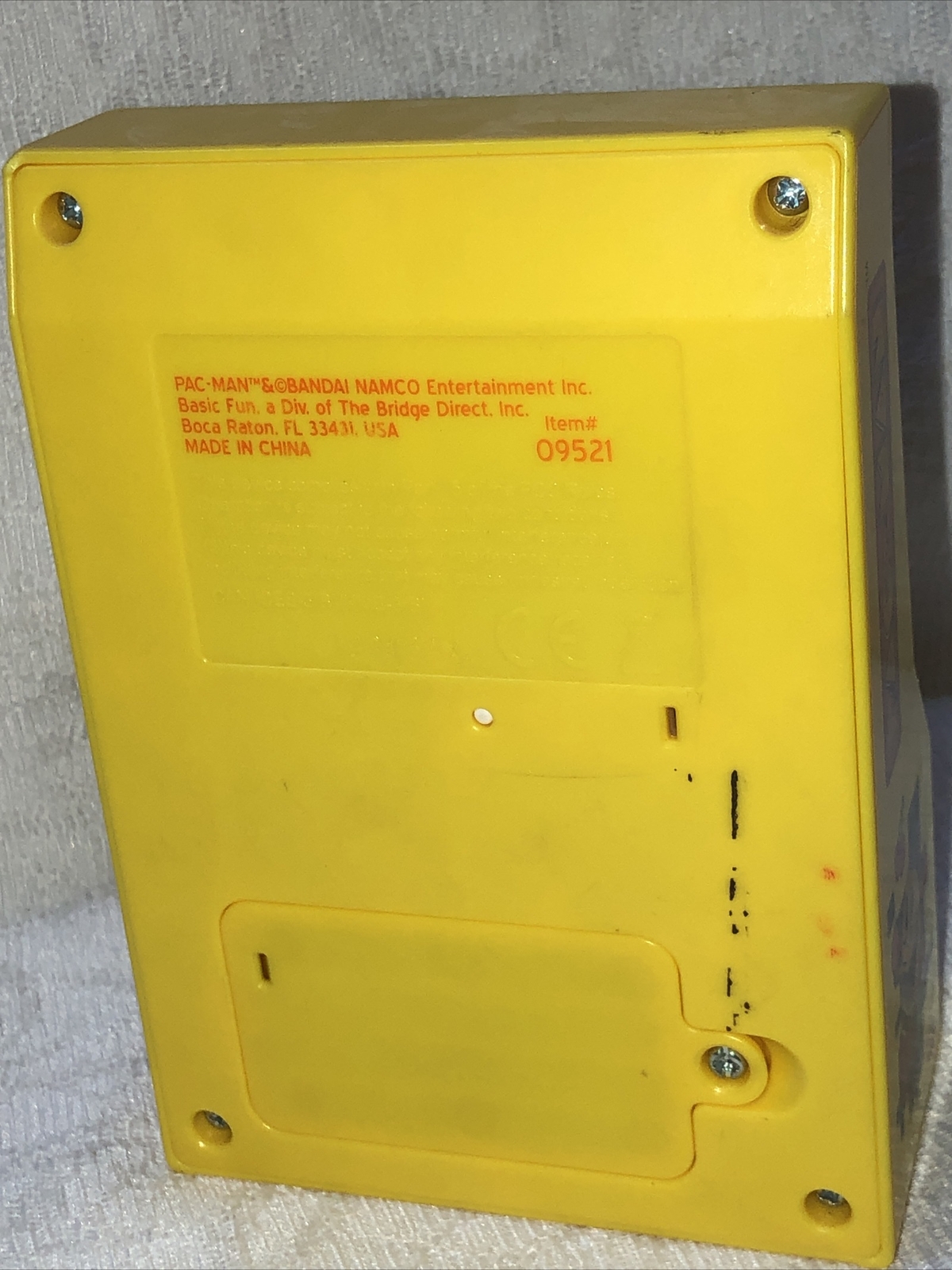 Pac-man Mini Hand Held Video Arcade Yellow Namco Bandai