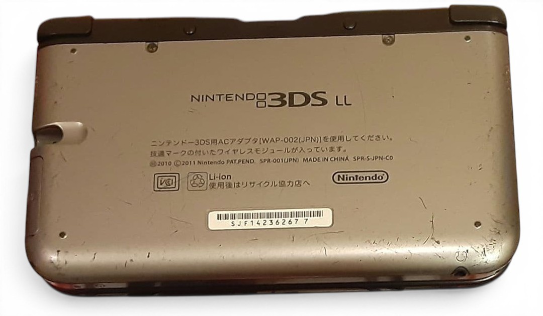 Nintendo 3DS LL XL Mario Silver NTT Limited 100 System Mario Kart 7 Tested FAST