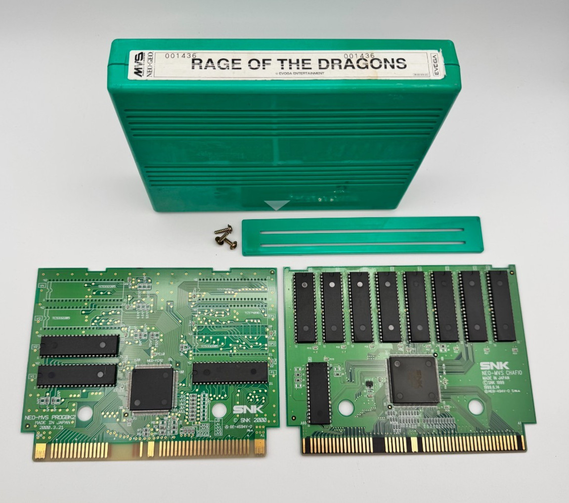 Us Seller-Rage Of The Dragons Neo Geo MVS Kit English Mismatching Serials