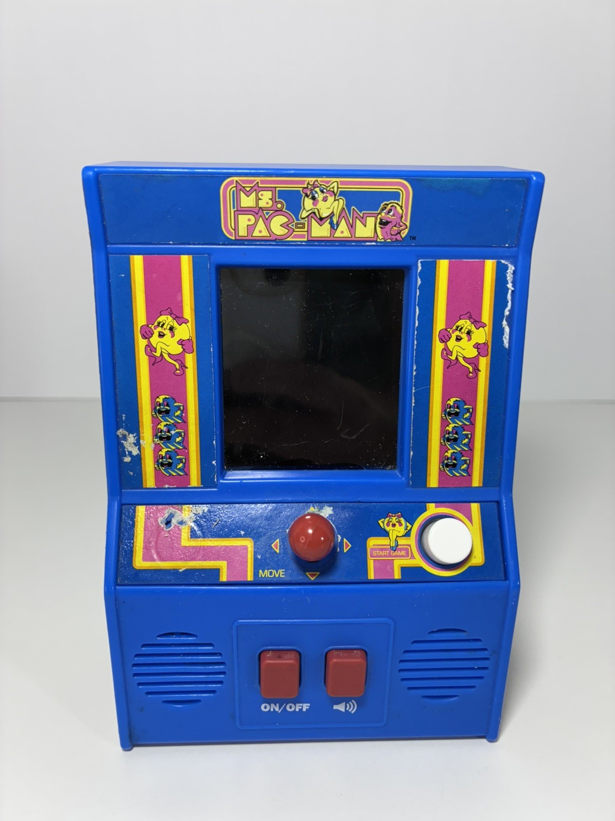 Ms. Pac-Man Retro Mini Arcade Handheld Game Bandai Namco [Works]