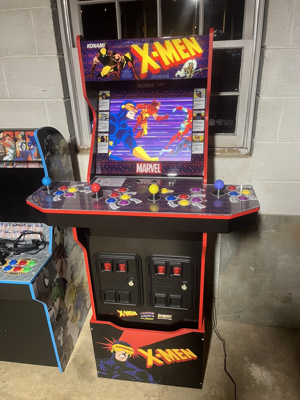 Arcade 1Up X-Men 4 Player Arcade machine (upgraded buttons, marquee)