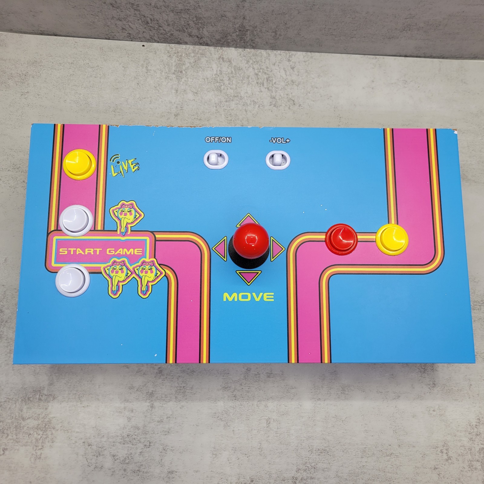 Arcade1Up Ms. Pac-Man Classic SE Control Deck Only (Part C) OEM Replacement™
