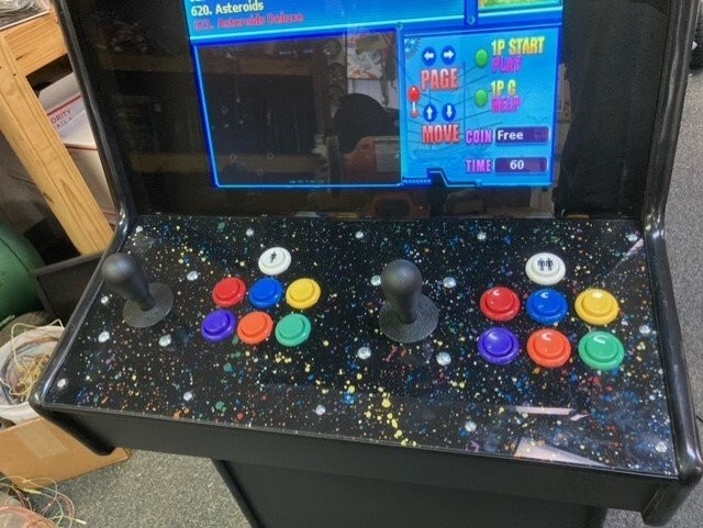 621 Games Arcade Game (Updated Electronics) Good Adition To A 60 In One