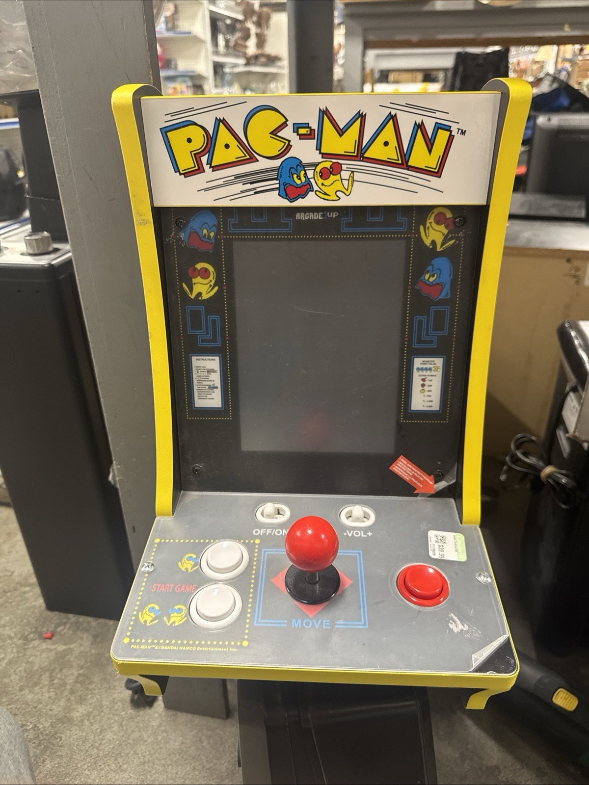 Arcade1Up Pac-Man Countertop Arcade Cabinet Machine Reproduction