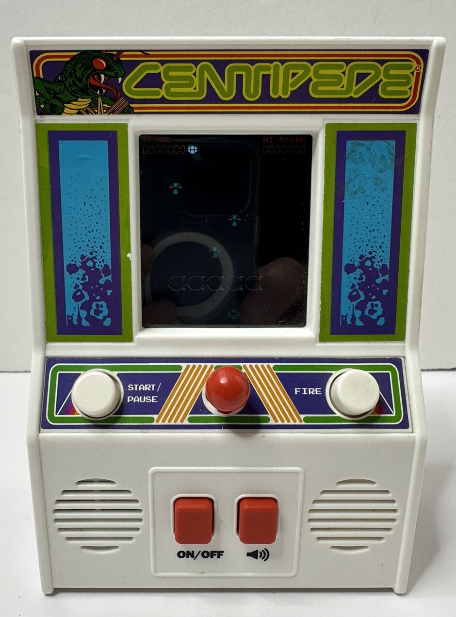 VINTAGE ATARI 1981 CENTIPEDE HAND HELD MINI ARCADE VIDEO GAME WORKS **READ**