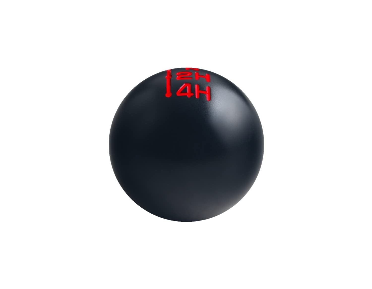 DEWHEL Transfer Case Shift Knob Aluminum NP205 7/16″-20 Black w/Red Red