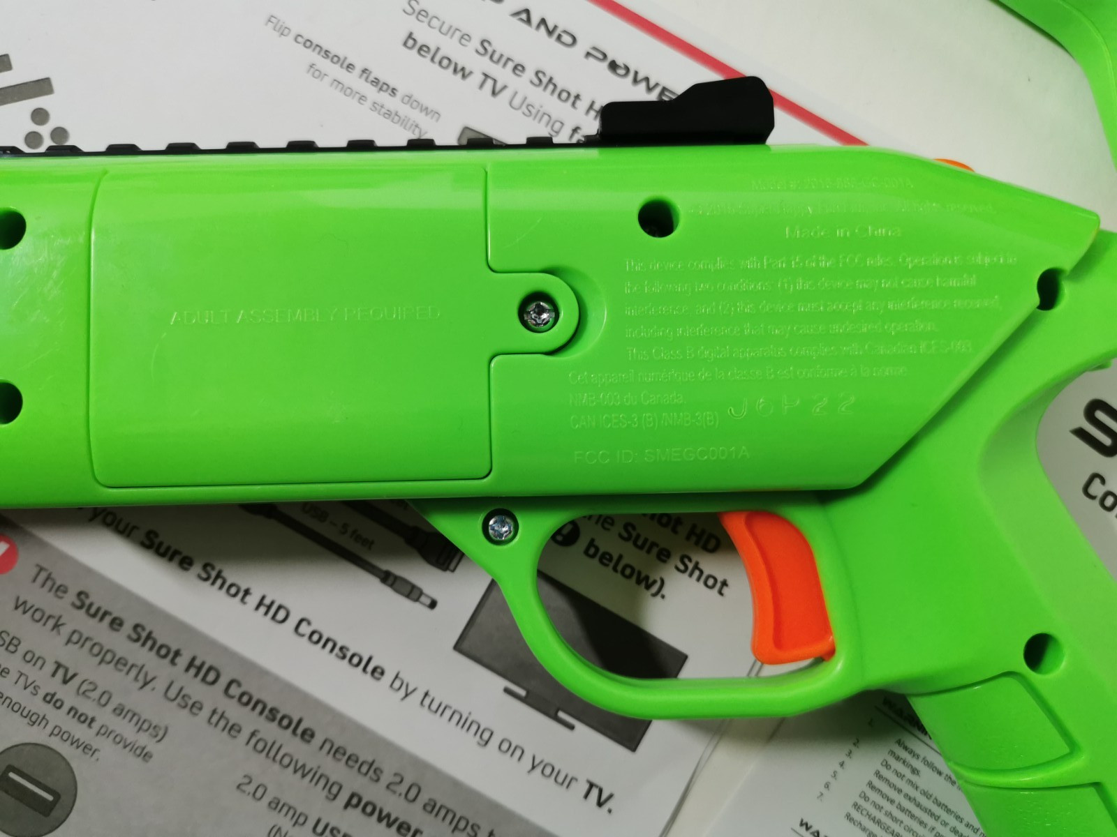 Big Buck Hunter Pro Sure Shot HD Gun Controller Only Replacement Part Untested
