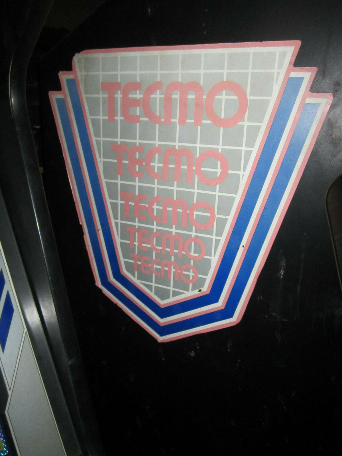 TECMO KNIGHT ARCADE MACHINE by TECMO 1989 (Great Condition) *RARE*