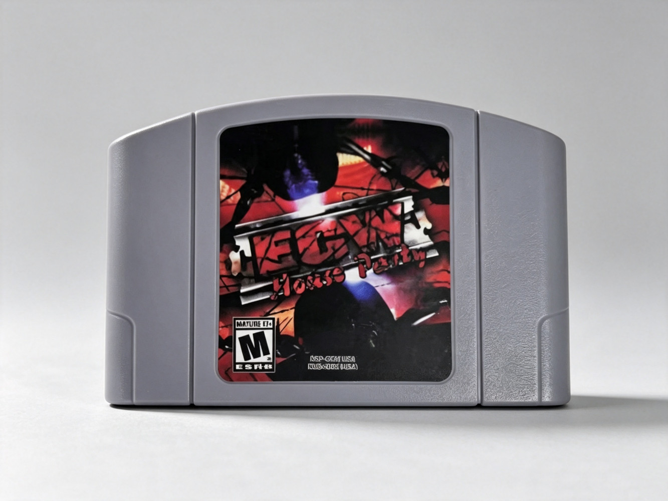 ECW House Party Game Cartridge For Nintendo 64 Console US Version